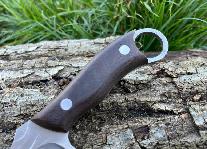 KARAMBIT 21.5CM LAME SCULPTEE ETUI CUIR