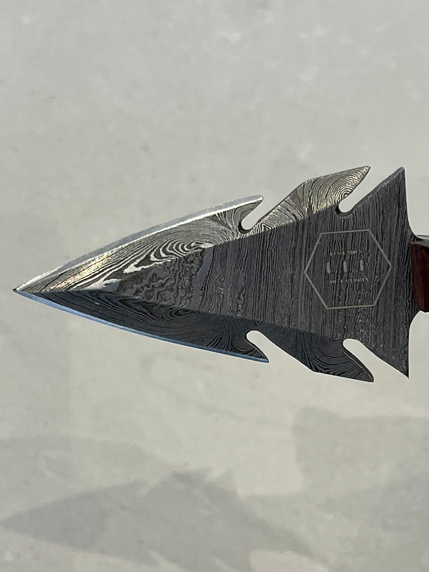 Pushdagger lame Damas 8,5cm forgée LLF