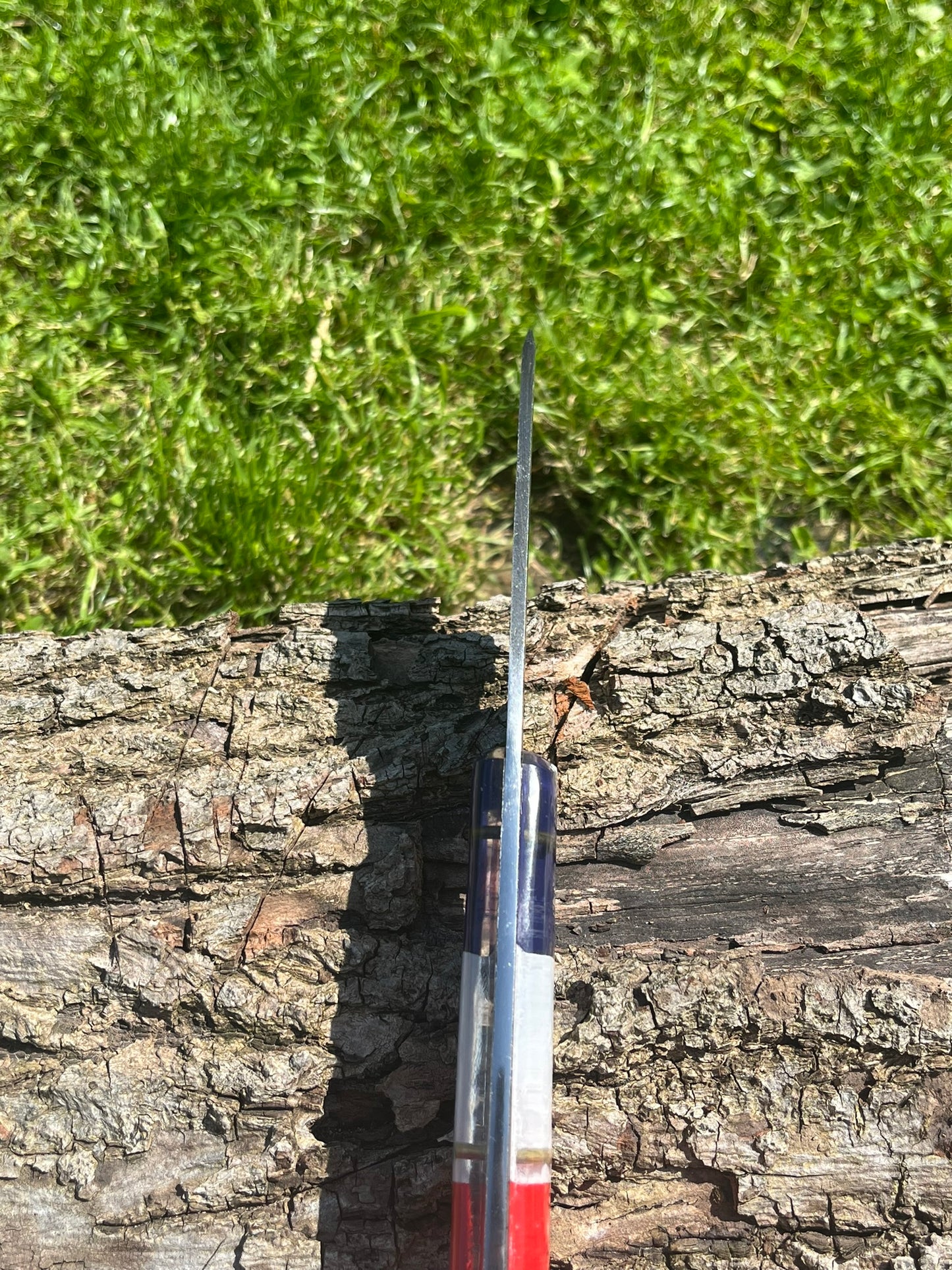 Couteau Bushcraft LLF 24,5cm damas édition patriote