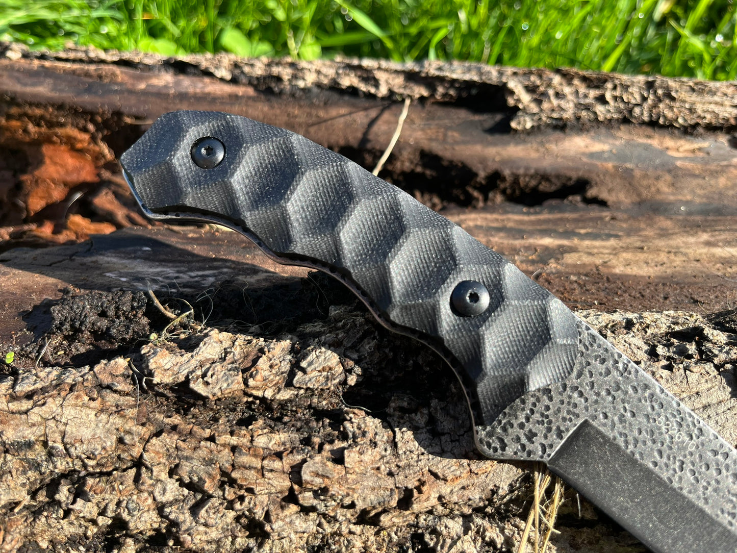 Couteau robuste lame tanto pierre lavé