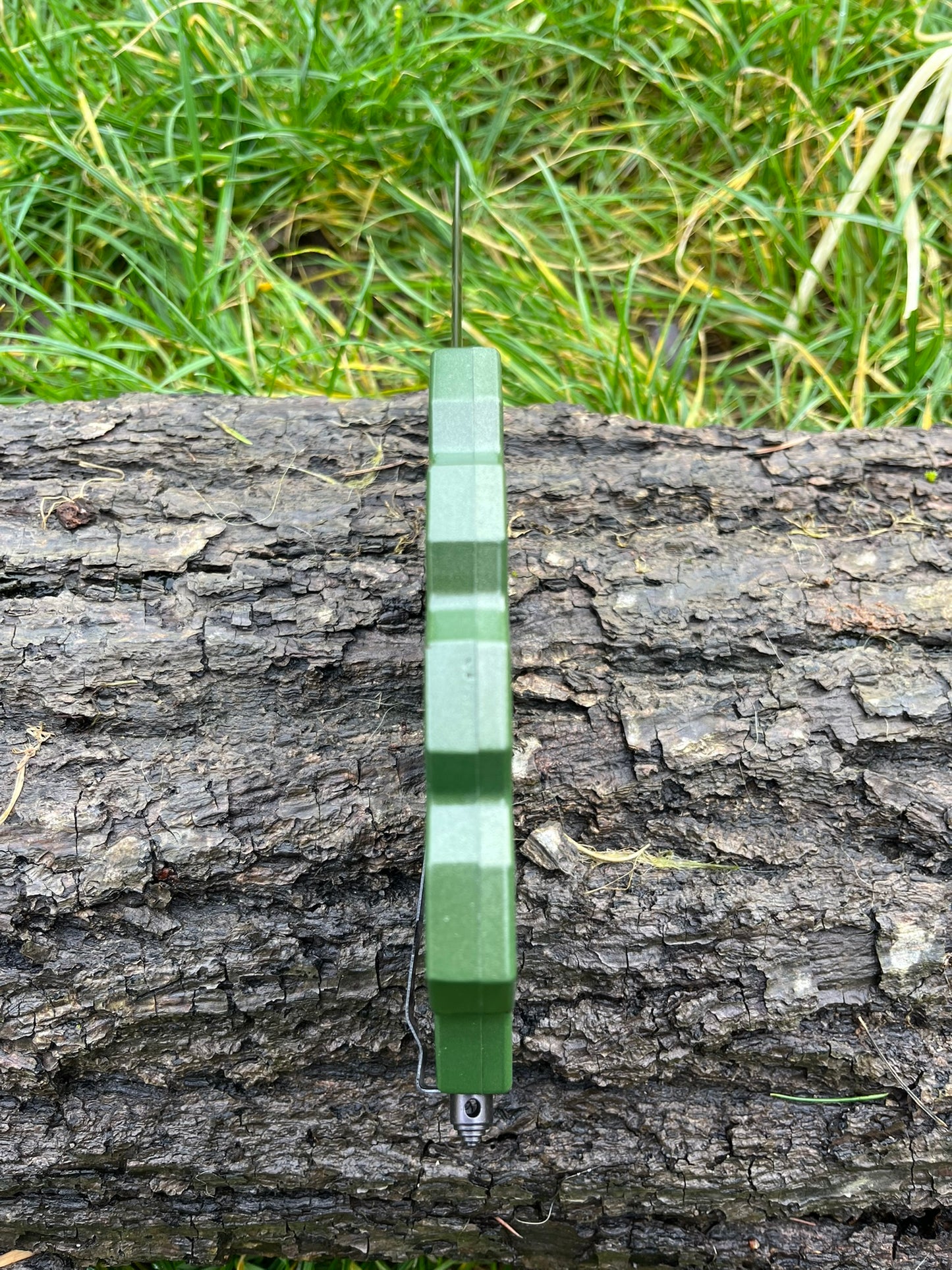 Couteau de Tranchée OTF Tout Acier – Vert Militaire et Noir