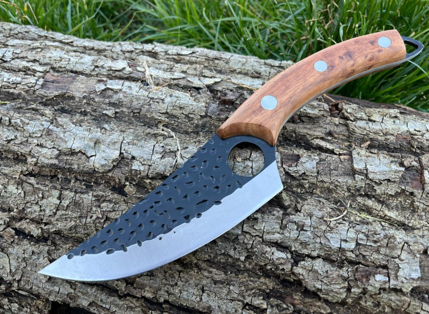 COUTEAU DE DECOUPE NORDIQUE 27CM LAME EFFET BRUT