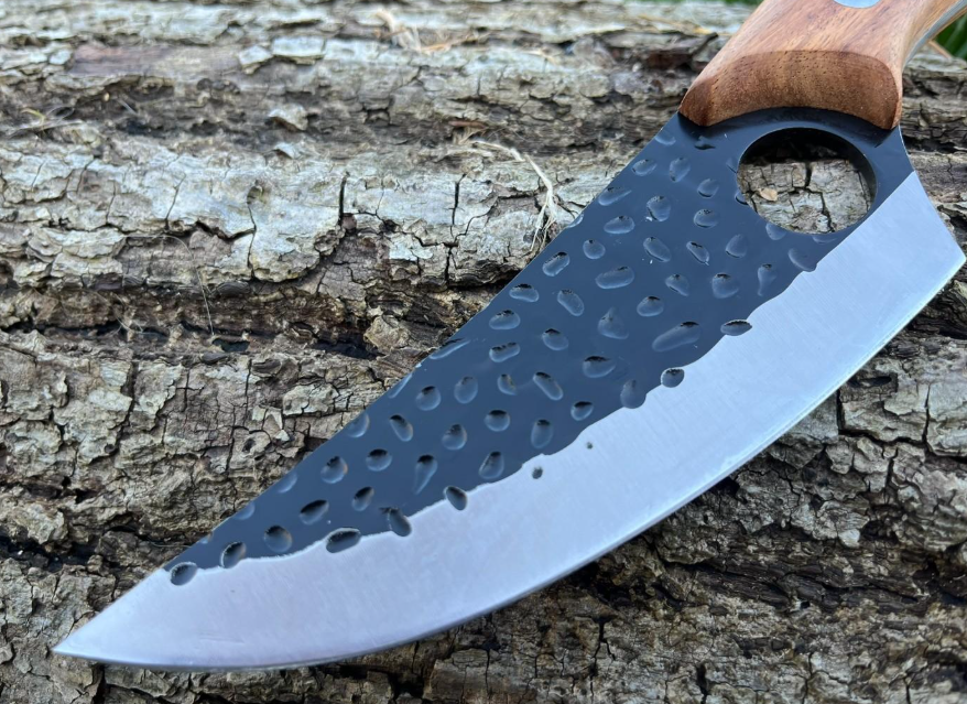COUTEAU DE DECOUPE NORDIQUE 27CM LAME EFFET BRUT