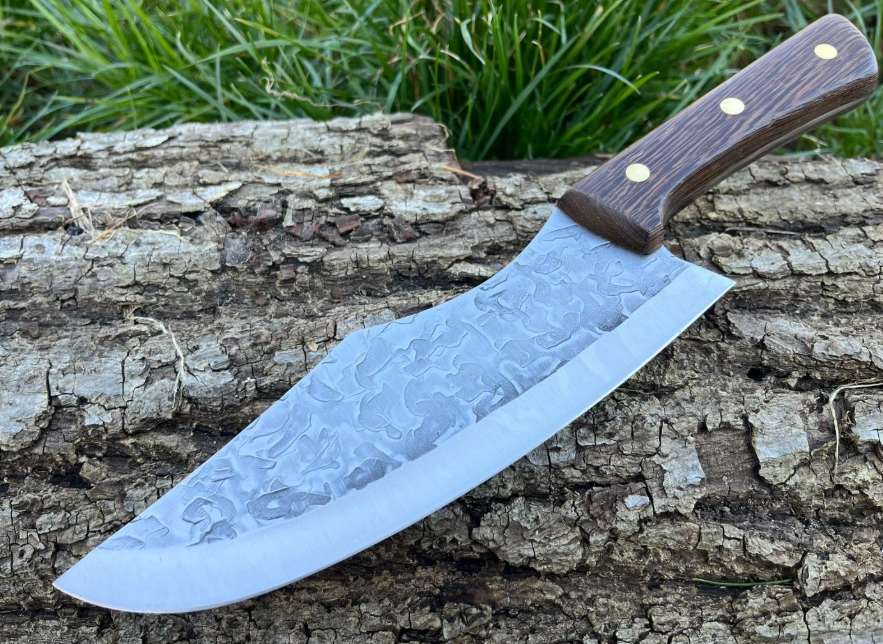 COUTEAU DE DECOUPE 29CM LAME EFFET BRUT