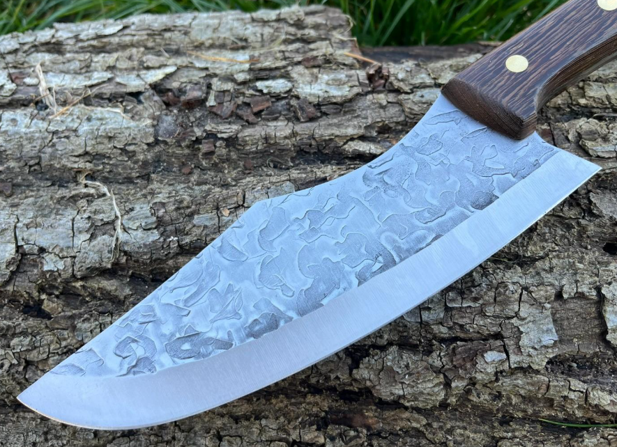 COUTEAU DE DECOUPE 29CM LAME EFFET BRUT