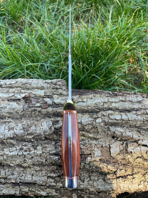 COUTEAU DROIT BOWIE 30CM GARDE LAITON