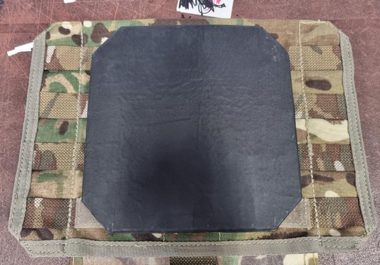 2 Plaques NIJ4 Céramique latérales18x18cm avec porte plaque ospray MK4