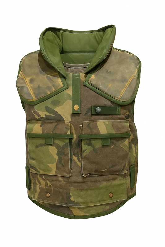 Gilet pare balle taille XL NIJ3 kevlar protection torse et cou + portes plaques