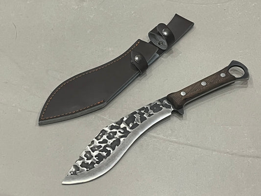 Robuste kukri 35cm aspect brut