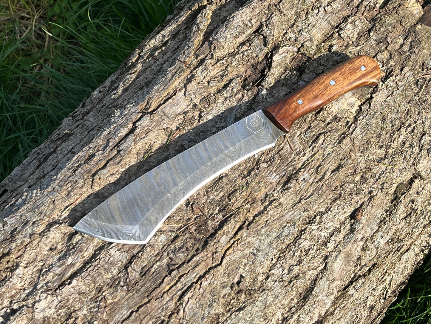 Couteau machette damas forgé LLF 33cm