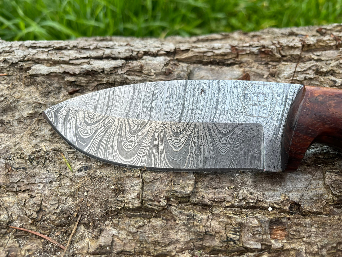 Couteau Bushcraft LLF 24,5cm damas