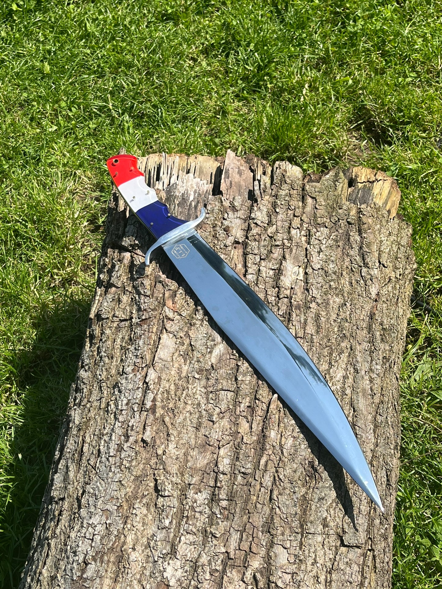 Gigantesque bowie forgé LLF 47.5cm édition patriote