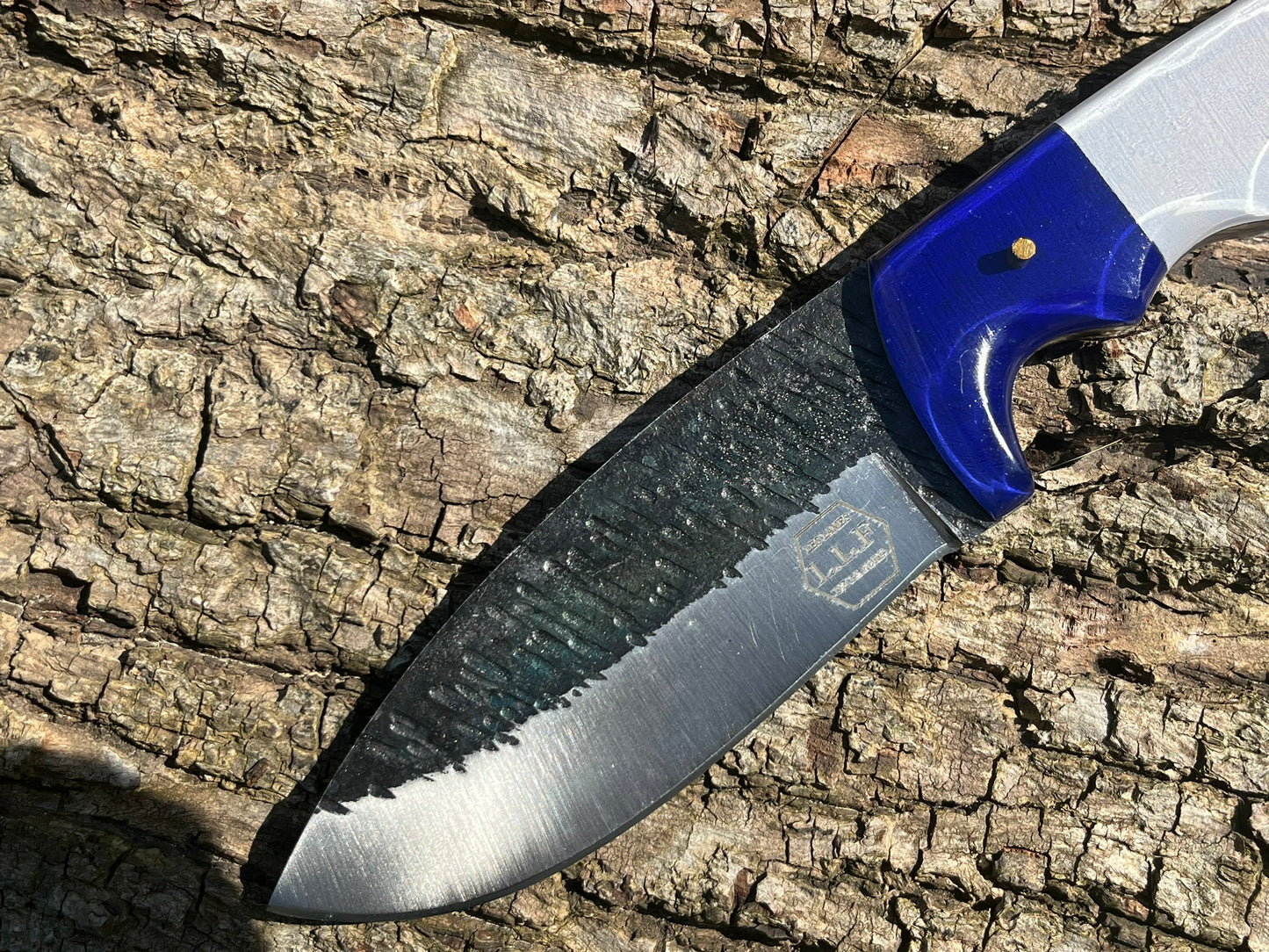 Couteau Bushcraft LLF 24,5cm acier D2 édition patriote