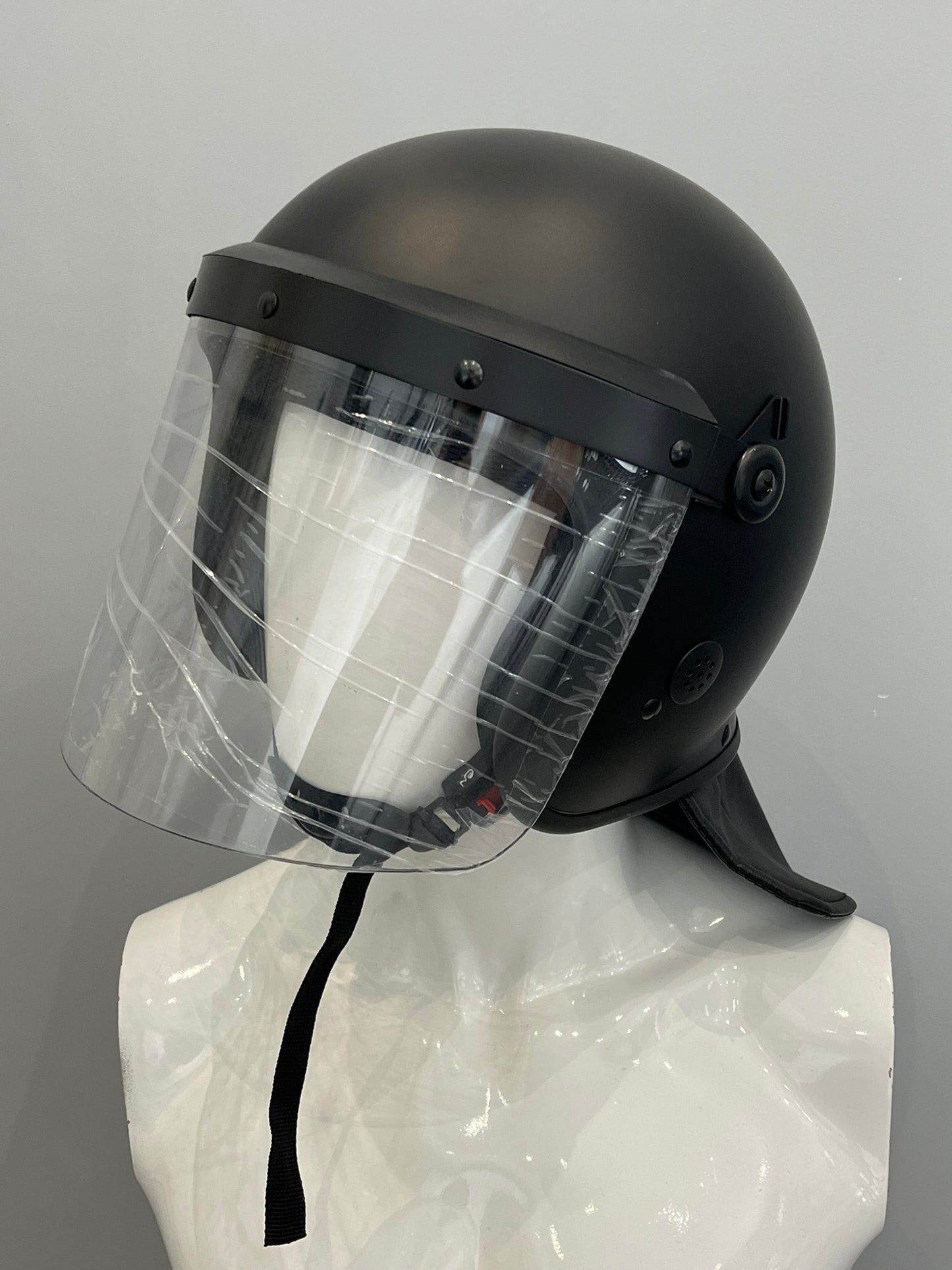 Casque Anti Émeute Noir taille M/L Avec Visière