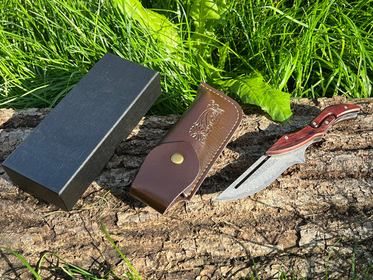 COUTEAU PLIANT A OUVERTURE MECANIQUE DAMAS VG10