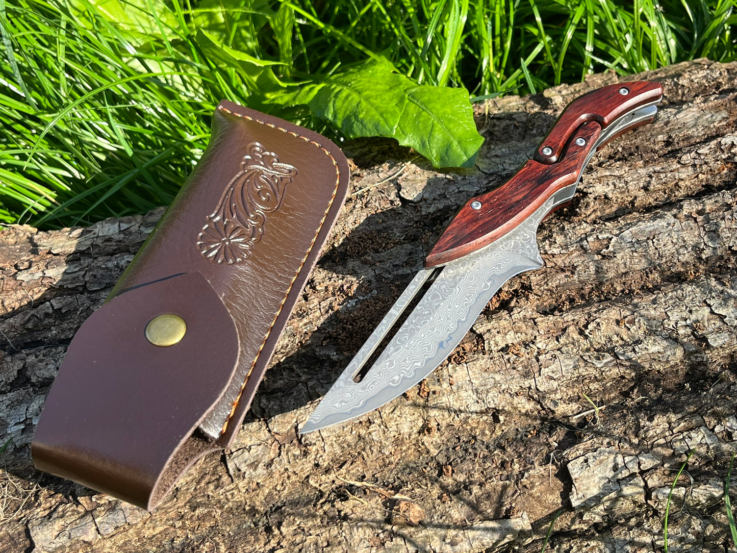 COUTEAU PLIANT A OUVERTURE MECANIQUE DAMAS VG10