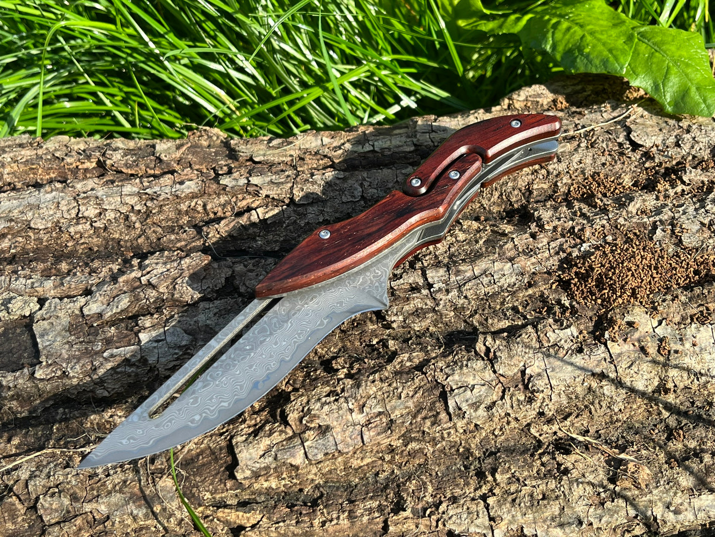 COUTEAU PLIANT A OUVERTURE MECANIQUE DAMAS VG10