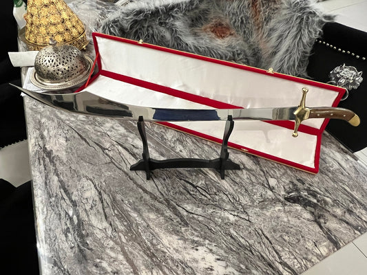 Sabre Impérial du Cavalier Perse - forgé acier X50CrMoV15