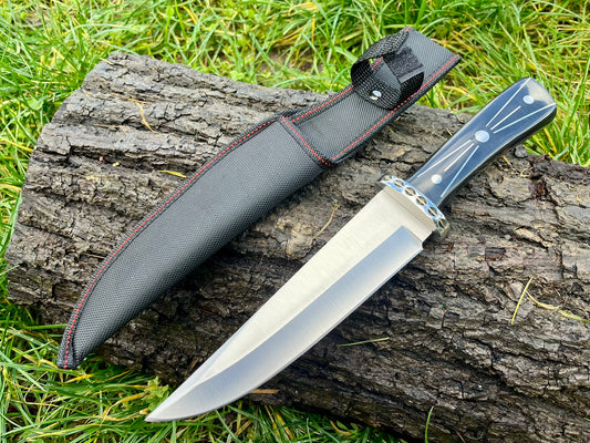 Couteau russe 30cm garde ovale et orné