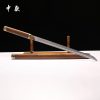 katana compact 87 cm acier manganese forge lame 50 cm manche 27 cm equilibre traditionnel