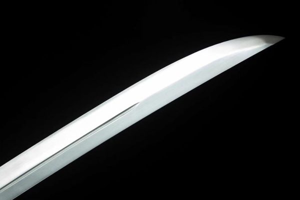 Katana forgé main acier manganèse 115 cm – prêt à affûter