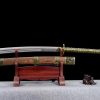 Katana acier manganèse lourd 108 cm – manche long 40 cm tranchant