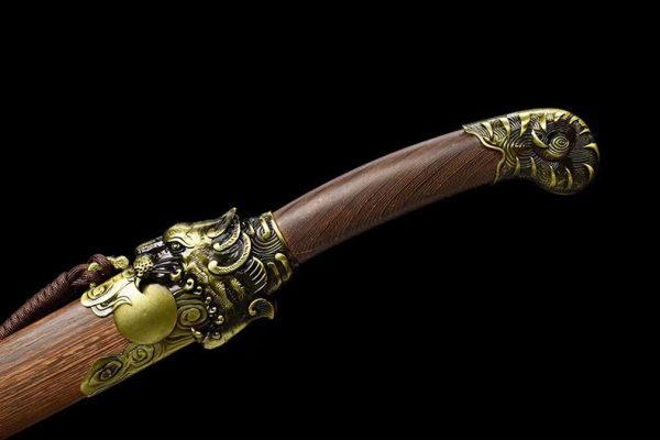 Sabre asiatique acier manganèse forgé main 79 cm – tranchant