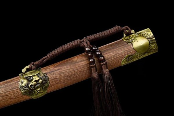 Sabre asiatique acier manganèse forgé main 79 cm – tranchant