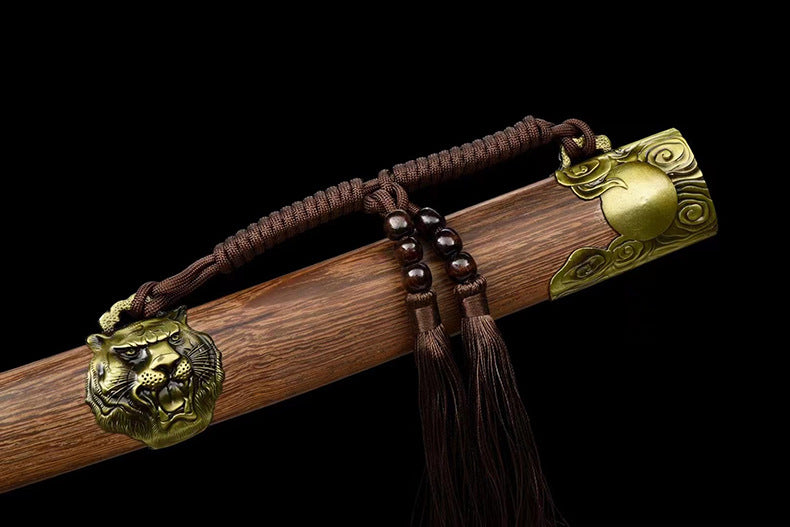 Sabre asiatique acier manganèse forgé main 79 cm – tranchant