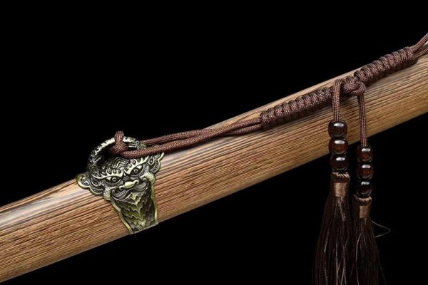 Katana long acier manganèse 148 cm – prêt à affûter