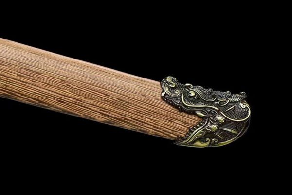 Katana long acier manganèse 148 cm – prêt à affûter