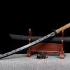 Katana acier manganèse prêt à affûter 110 cm – motifs imprimés