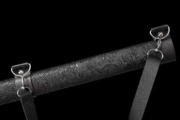 Katana acier manganèse forgé main 98 cm – tsuka traditionnelle