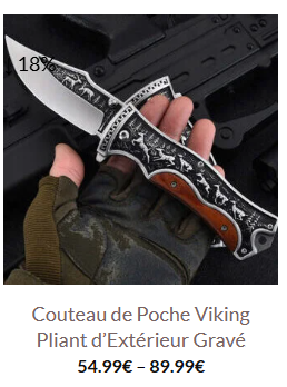 Captured_ecran2024-10-09161228 Couteau de Poche Viking Pliant d'Extérieur Gravé noir ou marron