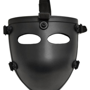 masque de protection NIJ IIIA compatible casque noir protection faciale balistique ajustable