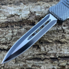 Couteau automatique OTF CARBON - lame spear point 10CM - brise vitre