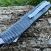 Couteau automatique OTF CARBON - lame spear point 10CM - brise vitre