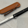 Stiletto M390 manche bois noir - Ouverture assistée