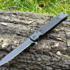 Couteau à Ouverture Manuelle Type Stiletto - Élégance Tactique