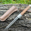 Couteau à Ouverture Assistée acier M390 Type Stiletto bois de rose- Lame Tanto