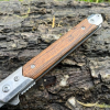 Couteau à Ouverture Assistée acier M390 Type Stiletto bois de rose- Lame Tanto