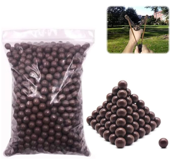 billes en terre cuite 9 mm pour lance-pierre vue principale