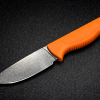 Couteau Bushcraft Compact CPM-S30V – Manche Orange Santoprene