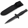 dague de botte double fil 23cm acier 3Cr13 étui clips nylon MOLLE vue principale