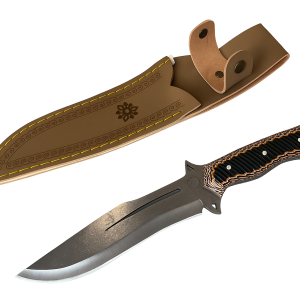 Couteau 32cm forgée LLF série CHASSE manche verzalite