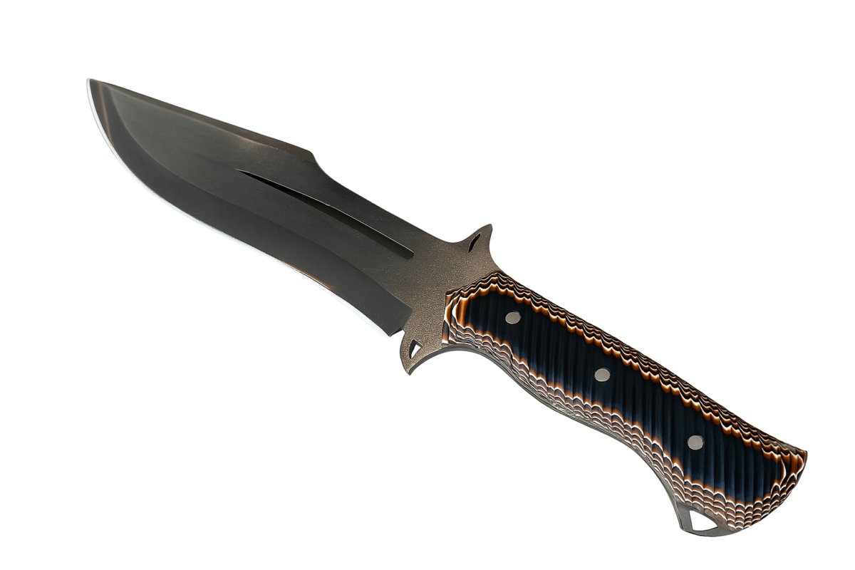 ChatGPTImage6nov.2025_13_39_28 Couteau 32cm forgée LLF série CHASSE manche verzalite