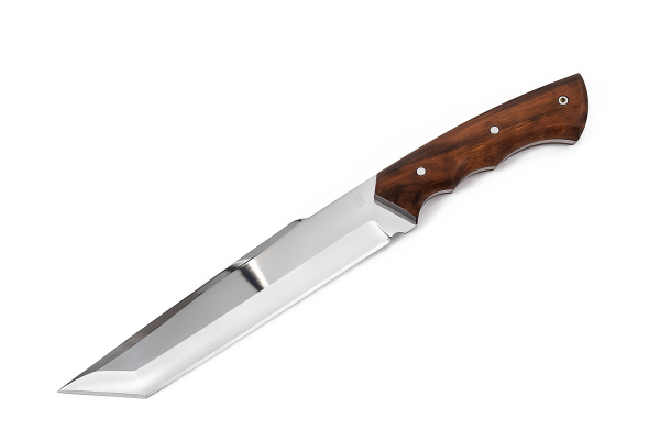 Couteau Tanto 35cm LFF acier X46Cr13 poli effet miroir
