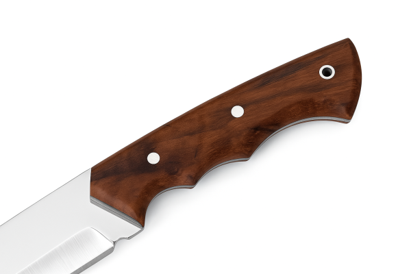 Couteau Tanto 35cm LFF acier X46Cr13 poli effet miroir