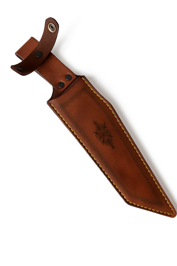 Couteau Tanto 35cm LFF acier X46Cr13 poli effet miroir