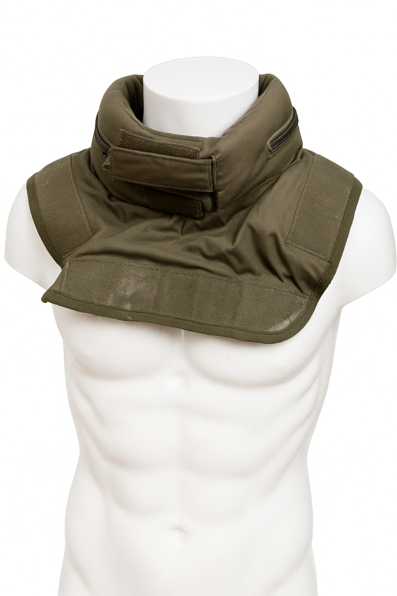 tour de cou de protection Kevlar NIJ 3A avec spalières vue principale